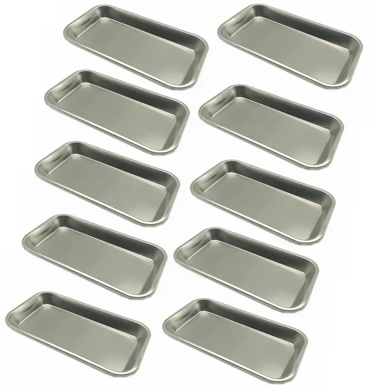 10pcs Medical Surgical Tray Dental Lab Instrument Tools Stainless Steel Dental Square Plate
10pcs Medical Surgical Tray Dental Lab Instrument Tools Stainless Steel Dental Square Plate