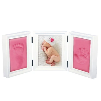 Baby Photo Frame Diy Footprint Handprint Imprint Cast Gift Set Picture With Soft Clay Cover Novelty Gift For Kid 
Baby Photo Frame Diy Footprint Handprint Imprint Cast Gift Set Picture With Soft Clay Cover Novelty Gift For Kid
