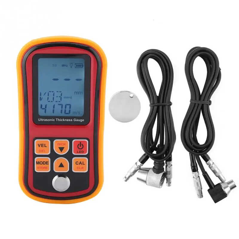 GM130 Professional Digital Ultrasonic Metal Thickness Gauge Tester 1-300mm Steel Width Testing Monitor Measure Analysis Instrum
GM130 Professional Digital Ultrasonic Metal Thickness Gauge Tester 1-300mm Steel Width Testing Monitor Measure Analysis Instrum