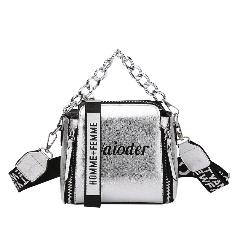 Новинка 2019 года дикий crossbody сумки на плечо письмо широкий плечевой ремень Мода