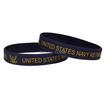 100pcs United States Navy Retired wristband silicone bracelets free shipping by epacket A
100pcs United States Navy Retired wristband silicone bracelets free shipping by epacket A