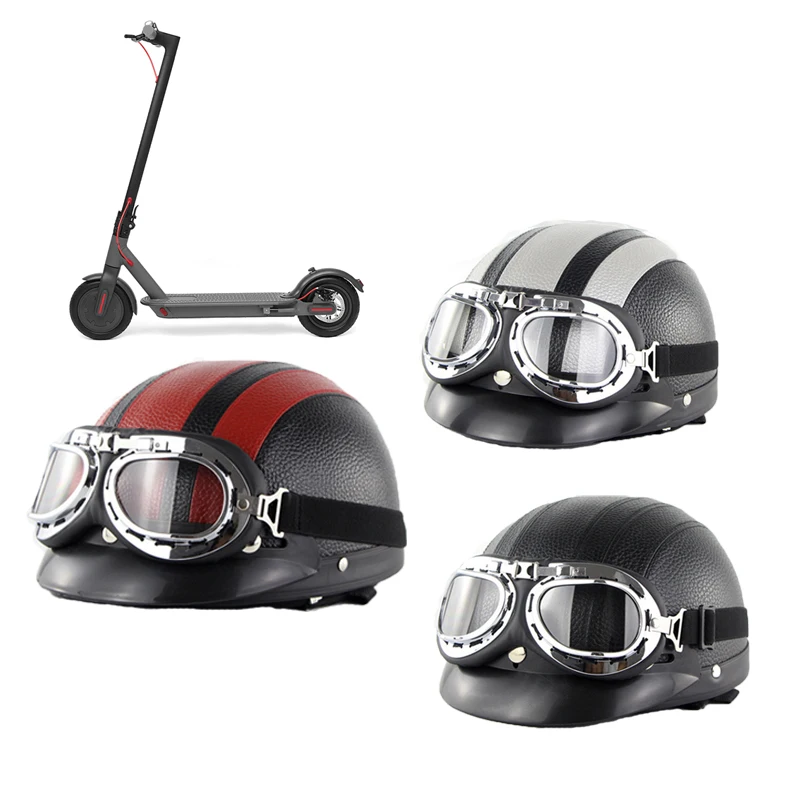Motorcycle Retro Vintage Motorcycle Helmet With Protective Goggles Road Motor Security Helmet For Xiaomi M365 Electric Scooter
Motorcycle Retro Vintage Motorcycle Helmet With Protective Goggles Road Motor Security Helmet For Xiaomi M365 Electric Scooter