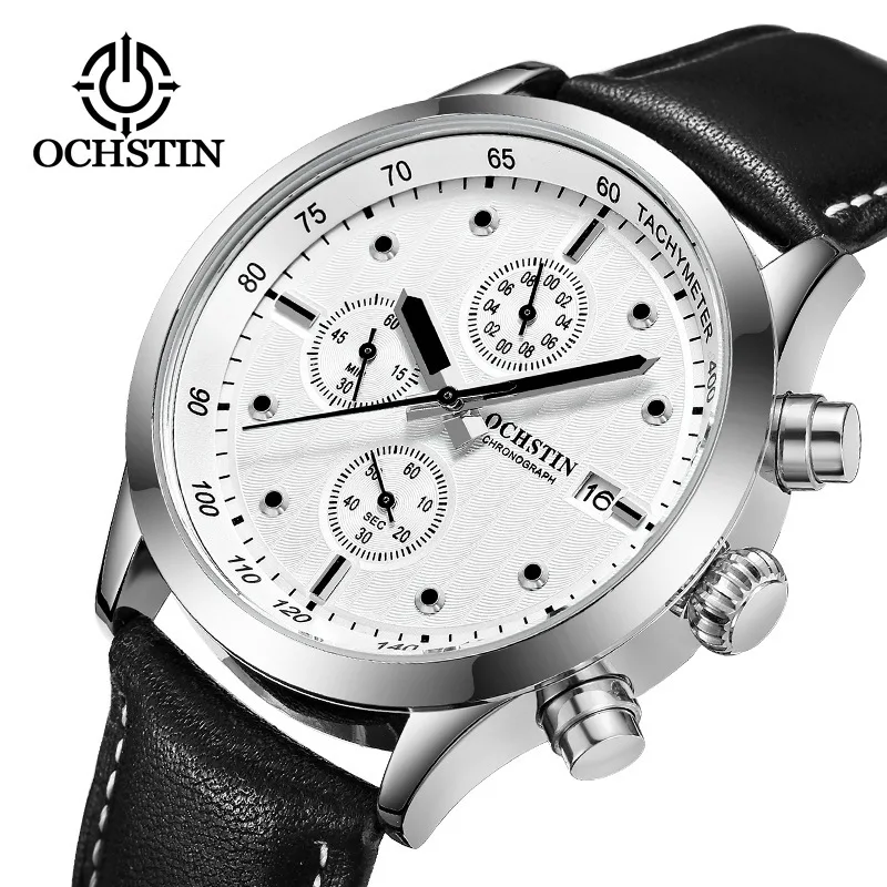 Swiss Augustus Watch Men'S Sports Leisure Waterproof Quartz Watches Brand Men'S Waterproof High-End Watch 6 Needle Leather
Swiss Augustus Watch Men'S Sports Leisure Waterproof Quartz Watches Brand Men'S Waterproof High-End Watch 6 Needle Leather