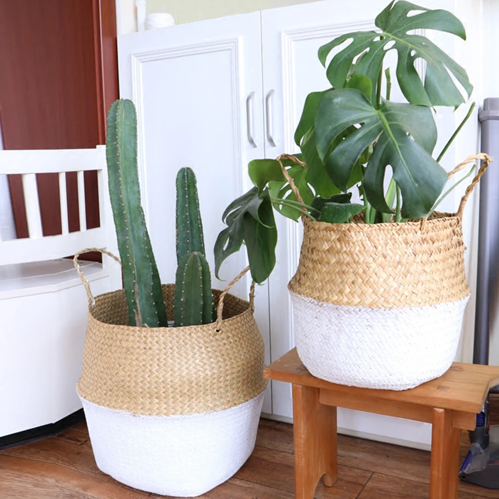 Hand-Knotted Foldable Natural Seaweed Woven Storage Pot Garden Flower Vase Lacework Nordic Style Plant Flower Pot Storage Basket
Hand-Knotted Foldable Natural Seaweed Woven Storage Pot Garden Flower Vase Lacework Nordic Style Plant Flower Pot Storage Basket