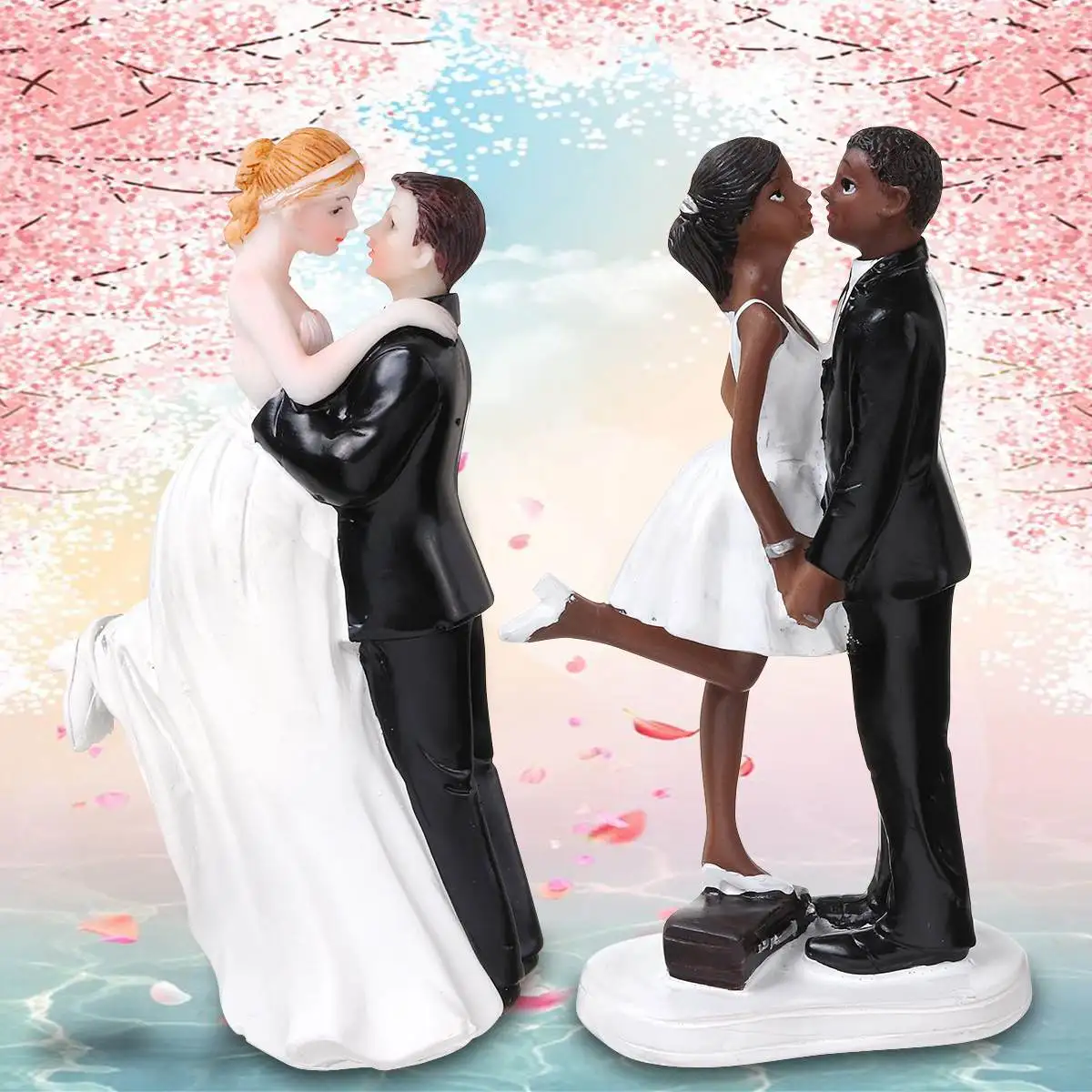 Romantic Funny Wedding Cake Topper Figure Dolls Bride Groom Couple Bridal Decorations Funny Wedding Cake Toppers Stand
Romantic Funny Wedding Cake Topper Figure Dolls Bride Groom Couple Bridal Decorations Funny Wedding Cake Toppers Stand
