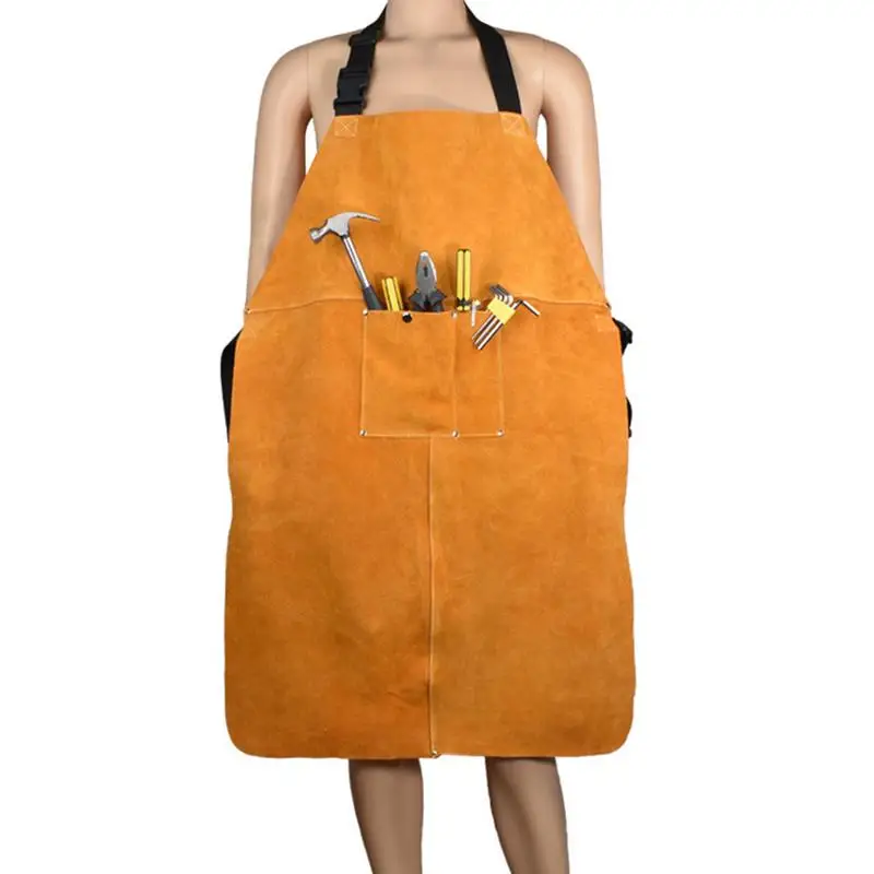 Orange Thick Electric Carpentry Wear-resistant Anti-scalding Fireproof Leather Protective Clothing Apron Large Tool Storage Bag
Orange Thick Electric Carpentry Wear-resistant Anti-scalding Fireproof Leather Protective Clothing Apron Large Tool Storage Bag