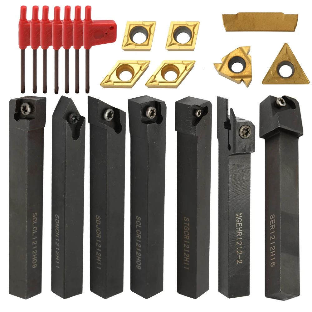 1Set 12mm Solid Carbide Inserts Holder Boring Bar DCMT CCMT With Wrenches For CNC Lathe Turning Tools lathe cutter lathe tools
1Set 12mm Solid Carbide Inserts Holder Boring Bar DCMT CCMT With Wrenches For CNC Lathe Turning Tools lathe cutter lathe tools