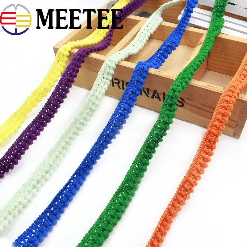 9Yards 1.5cm Mini Pompom Lace Trims DIY Bridal Fringe Ball Pom Pom Lace Ribbon For Clothes Curtain Sewing Accessories KY820
9Yards 1.5cm Mini Pompom Lace Trims DIY Bridal Fringe Ball Pom Pom Lace Ribbon For Clothes Curtain Sewing Accessories KY820