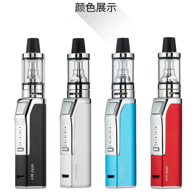 Electronic Cigarette Vape Starter Kit 80W Vapor Cigarette With Built In Li-ion Battery
Electronic Cigarette Vape Starter Kit 80W Vapor Cigarette With Built In Li-ion Battery
