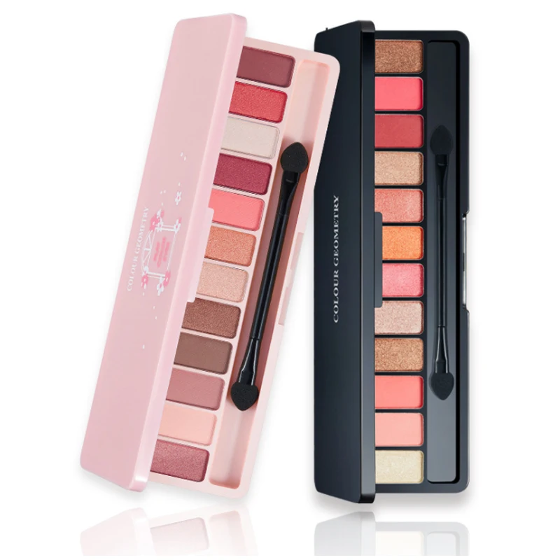 12 Colour Eyeshadow Geometry brand Dumb earth color pumpkin color makeup tray Lazy girl heart net red makeup pen beginner
12 Colour Eyeshadow Geometry brand Dumb earth color pumpkin color makeup tray Lazy girl heart net red makeup pen beginner