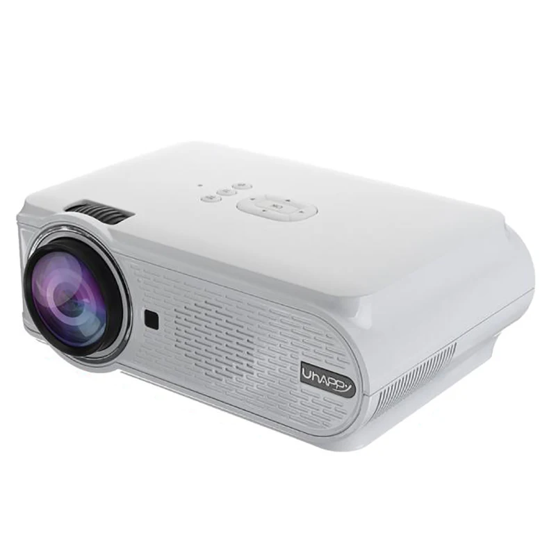 Uhappy U90 7000 Lumens 1080P Hd White Portable Projector Android 4.4 3D Led Home Theater Cinema (Eu Plug)
Uhappy U90 7000 Lumens 1080P Hd White Portable Projector Android 4.4 3D Led Home Theater Cinema (Eu Plug)