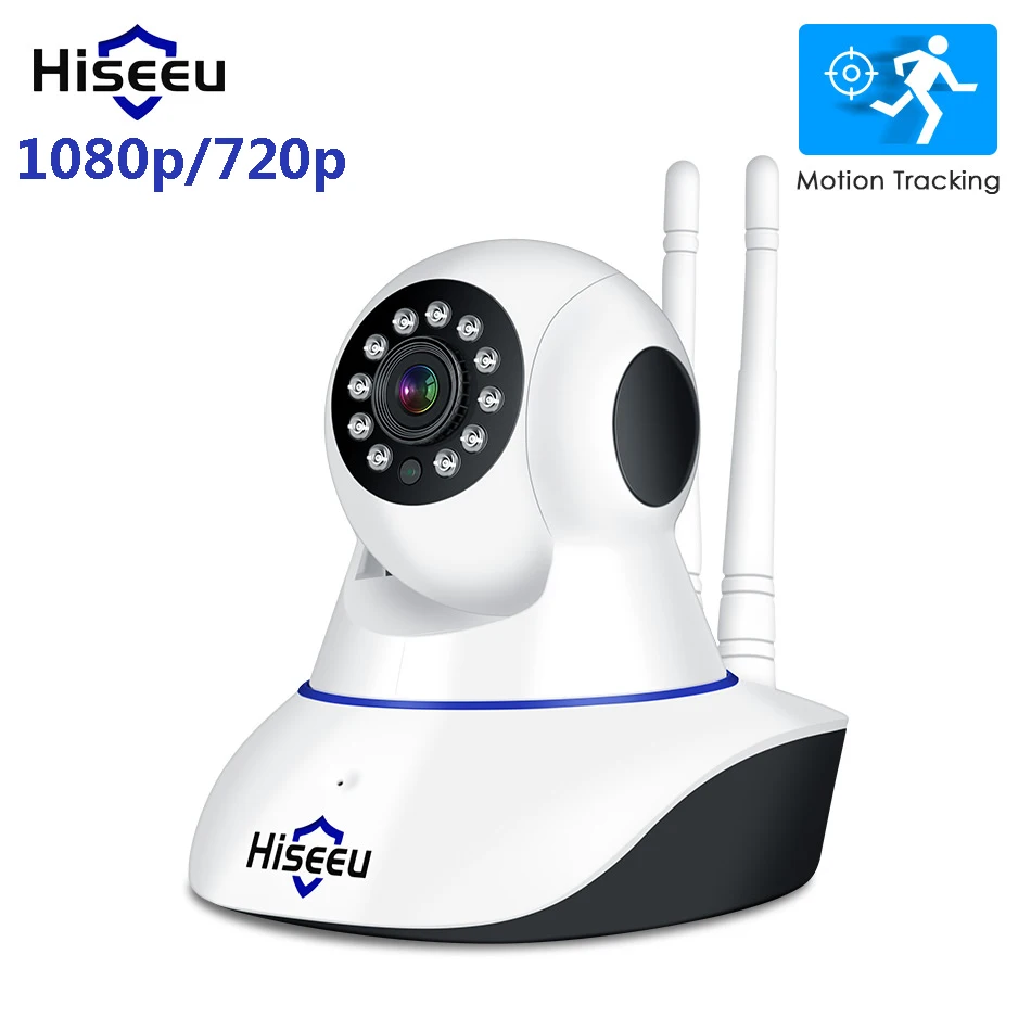 Hiseeu 1080P IP камера 2MP HD беспроводная домашняя видеонаблюдения Wifi ночного видения CCTV