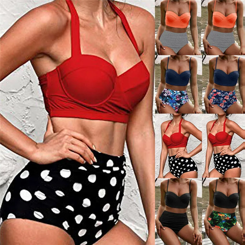 New Women's High Waist Bikini Set Padded Push Up Bra Swimwear Swimsuit Ladies Sexy Beachwear Bathing Suit
New Women's High Waist Bikini Set Padded Push Up Bra Swimwear Swimsuit Ladies Sexy Beachwear Bathing Suit