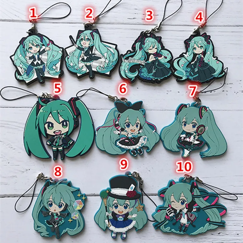 100 pcs/lot Hatsune Miku figurine phone strap Anime Vocaloid figures cosplay pendant keychain two dimensions toy doll 10 sets
100 pcs/lot Hatsune Miku figurine phone strap Anime Vocaloid figures cosplay pendant keychain two dimensions toy doll 10 sets