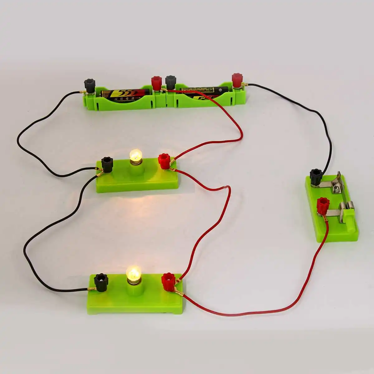 Green Electric Circuit Educational Toys Kit Light Intelligence Develop Learning Toys Discovery Children Kids School Science Toy
Green Electric Circuit Educational Toys Kit Light Intelligence Develop Learning Toys Discovery Children Kids School Science Toy