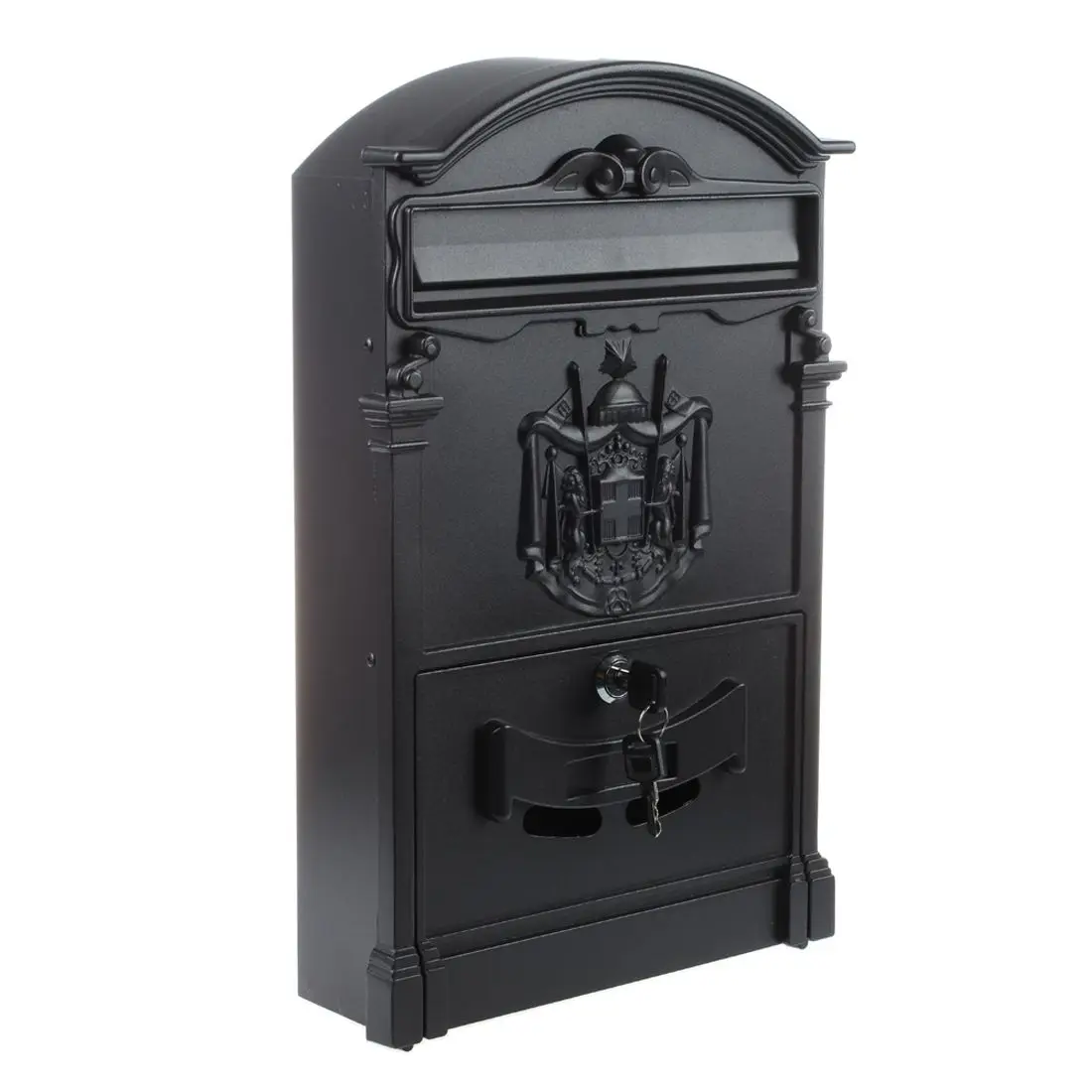 Heavy Duty Black Aluminium Lockable Secure Mail Letter Post Box Letterbox Corrosion resistant and weather resistant
Heavy Duty Black Aluminium Lockable Secure Mail Letter Post Box Letterbox Corrosion resistant and weather resistant