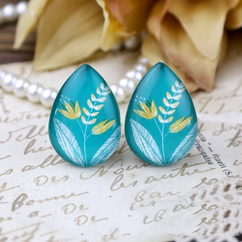 Handmade Jewelry Making Supplies Beads Photo Teardrop Glass Cabochon Flower 18x25mm For DIY Earrings Necklace TD285 4
Handmade Jewelry Making Supplies Beads Photo Teardrop Glass Cabochon Flower 18x25mm For DIY Earrings Necklace TD285 4