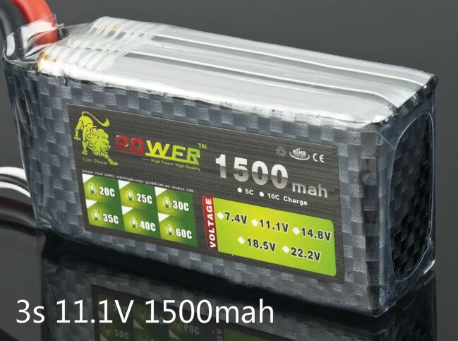 LION POWER 11.1V 1500mah 35C T/XT-60 Remote controul model aircraft manufacturers Lithium Polymer battery 11.1 V battery Lipo 3s
LION POWER 11.1V 1500mah 35C T/XT-60 Remote controul model aircraft manufacturers Lithium Polymer battery 11.1 V battery Lipo 3s