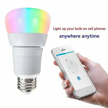 Smart WIFI Bulb WiFi Remote Control Smart LED Bulb 8W E27 RGB Light For echo Alexa Google Home Smart WIFI Bulb 30A22
Smart WIFI Bulb WiFi Remote Control Smart LED Bulb 8W E27 RGB Light For echo Alexa Google Home Smart WIFI Bulb 30A22