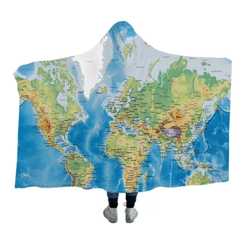 World Map Hooded Blanket Adults Microfiber Sherpa Fleece Ocean Blue Wearable Throw Blanket on Bed Sofa 127x152cm
World Map Hooded Blanket Adults Microfiber Sherpa Fleece Ocean Blue Wearable Throw Blanket on Bed Sofa 127x152cm