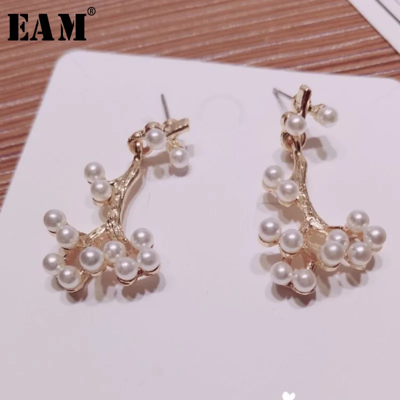 WKOUD EAM Jewelry / 2019 New Fashion Temperament Personality Irregular Imitation Pearl Branch Earrings Women Accessories S#R1663
WKOUD EAM Jewelry / 2019 New Fashion Temperament Personality Irregular Imitation Pearl Branch Earrings Women Accessories S#R1663