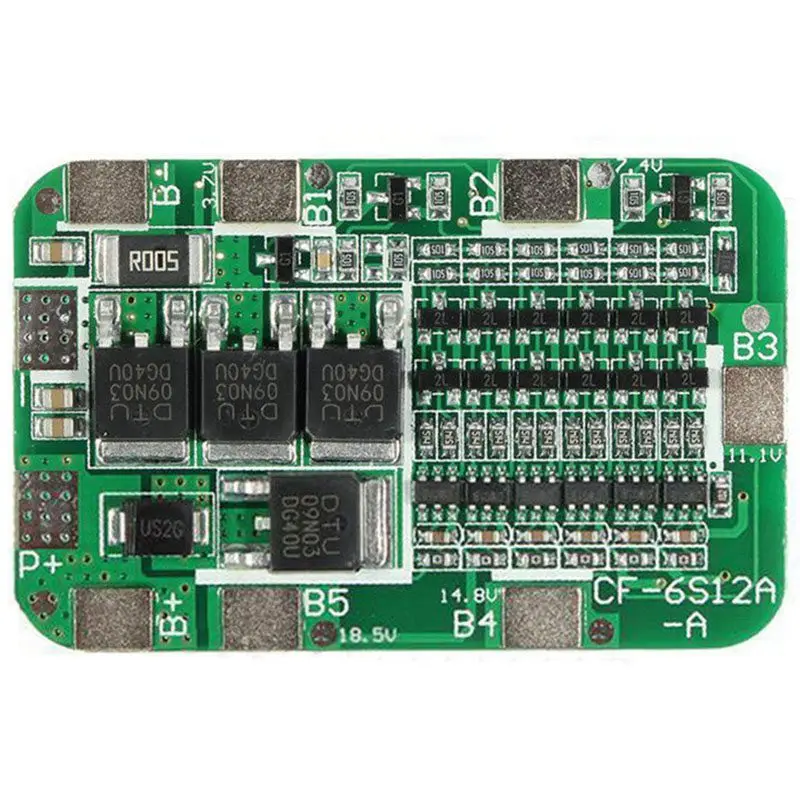 Фото 6S 15A PCB плата защиты BMS для 6 упаковок 18650 литий-ионный аккумулятор | Электроника