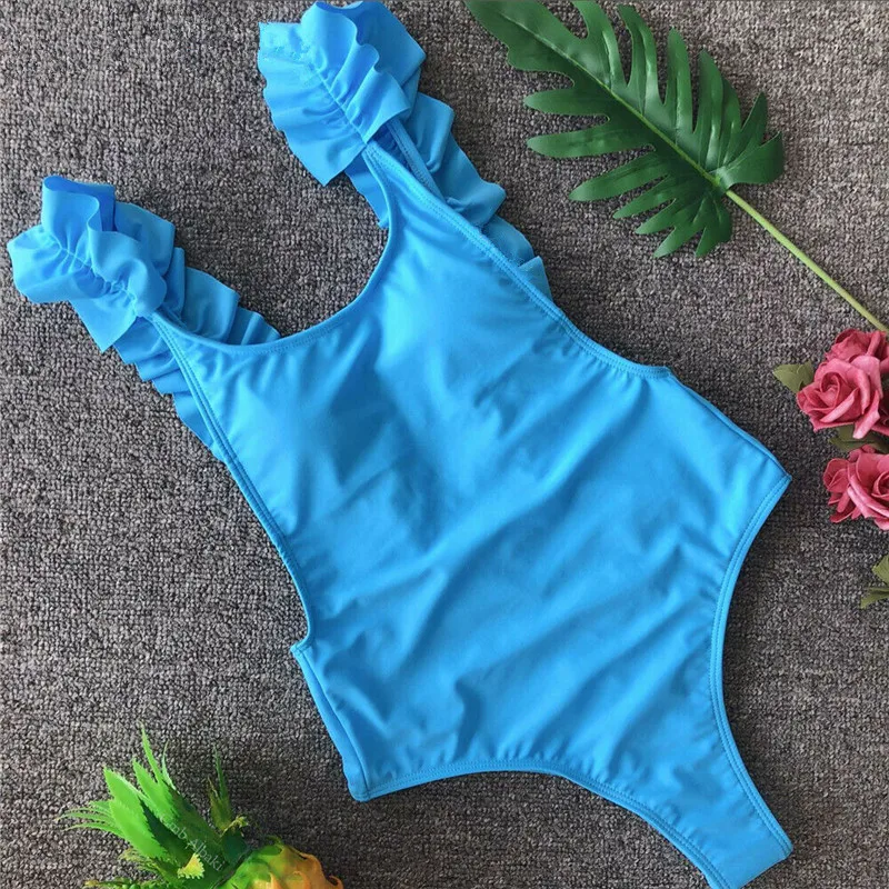 Women Bikini One Piece Swimsuit Ruffle Swimwear Padded Bikini Monokini Swimsuit Swim Suit Women Swimwear Costumi Da Bagno Donna
Women Bikini One Piece Swimsuit Ruffle Swimwear Padded Bikini Monokini Swimsuit Swim Suit Women Swimwear Costumi Da Bagno Donna