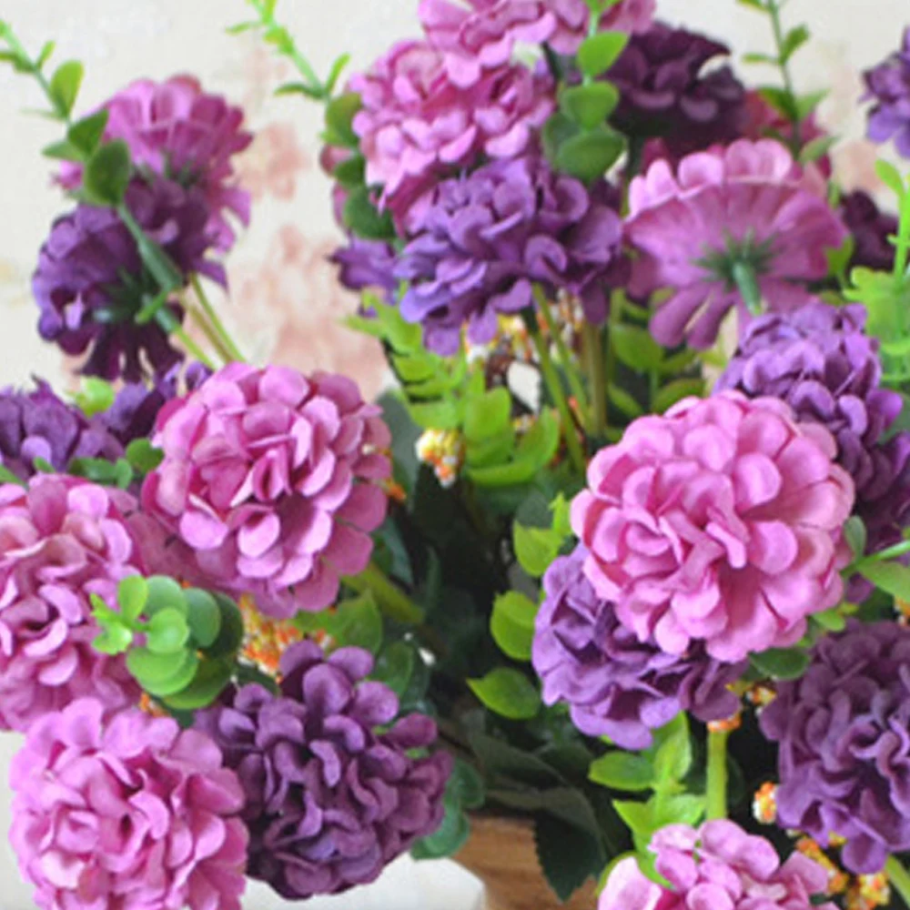 Pastoral Style Artificial Flowers Artificial Phoenix Ball Bouquet Silk Flowers Home Wedding Office Party Garden Decoration
Pastoral Style Artificial Flowers Artificial Phoenix Ball Bouquet Silk Flowers Home Wedding Office Party Garden Decoration