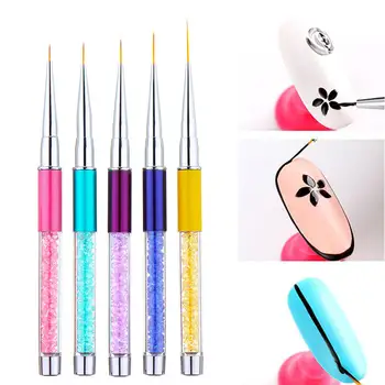5pcs Nail Art Brushes Set Painting Striping Lines Pencil Sequin Pen Stick Nail Brushes
5pcs Nail Art Brushes Set Painting Striping Lines Pencil Sequin Pen Stick Nail Brushes