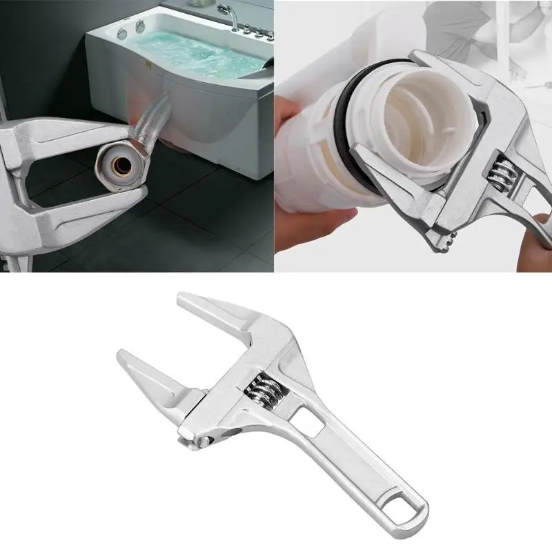 Multi-function Universal Adjustable Spanner Snap Grip Wrench with Short Handle Bathroom Repair Tool Tool Parts Wrench
Multi-function Universal Adjustable Spanner Snap Grip Wrench with Short Handle Bathroom Repair Tool Tool Parts Wrench