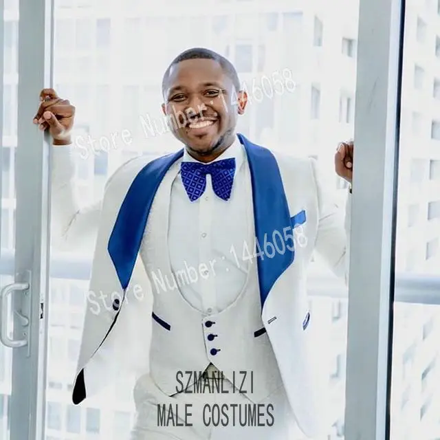 Men Suits For Wedding 2019 Custom Made Royal Blue Lapel White Paisley Wedding Party Suits Groomsmen Groom Mens Tuxedo Bridegroom
Men Suits For Wedding 2019 Custom Made Royal Blue Lapel White Paisley Wedding Party Suits Groomsmen Groom Mens Tuxedo Bridegroom