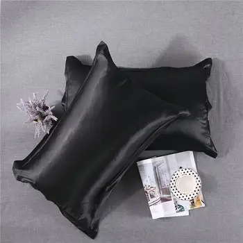 2Pcs Solid Color Simulate Silk Pillow Case Cover Luxury Comfortable Single Polyester Pillowcase 50*76cm Home Bedding Textiles
2Pcs Solid Color Simulate Silk Pillow Case Cover Luxury Comfortable Single Polyester Pillowcase 50*76cm Home Bedding Textiles