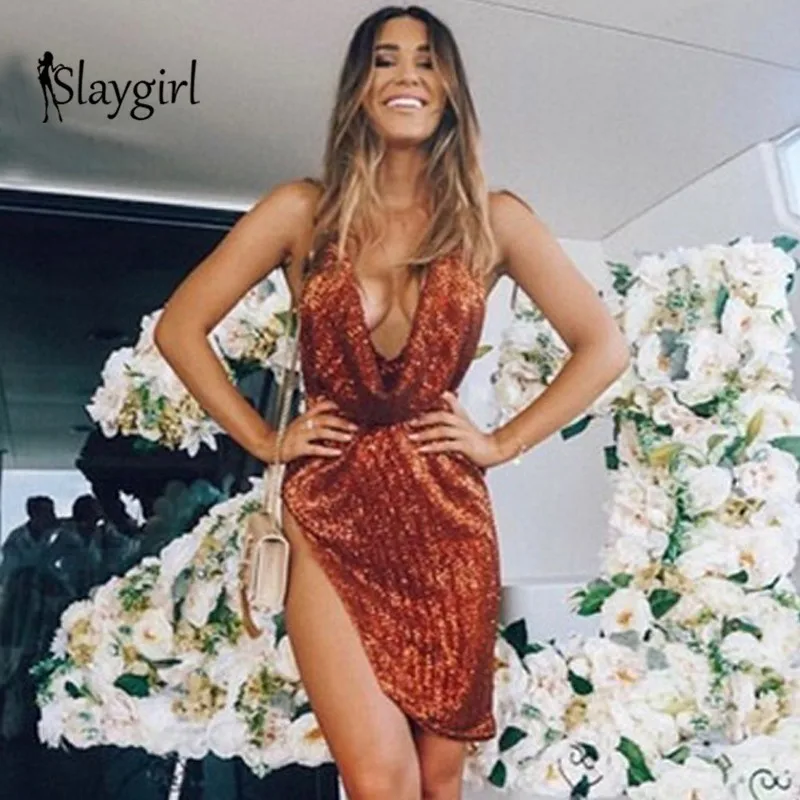 Slaygirl 2018 New Sexy Summer Dress Mini Sequin Asymmetric Retro Splti V Neck Robe Femme Bodycon Red Dresses Women Vestidos
Slaygirl 2018 New Sexy Summer Dress Mini Sequin Asymmetric Retro Splti V Neck Robe Femme Bodycon Red Dresses Women Vestidos