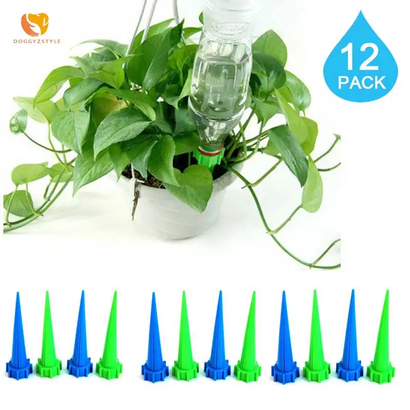 12pcs/set Plant Self Watering Seepage Can Vacation Plant Waterer Automatic Watering Spikes Irrigation System
12pcs/set Plant Self Watering Seepage Can Vacation Plant Waterer Automatic Watering Spikes Irrigation System