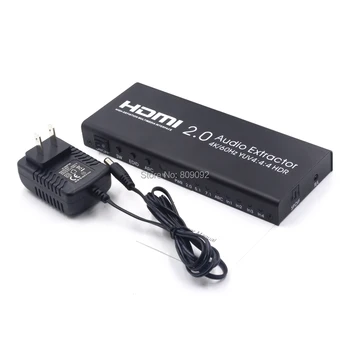 Hdmi 2.0 To Hdmi Audio Extractor 2.0 Hdmi Switcher 4 X 1 Switch Audio Extractor Converter 4K@60Hz 3D For Set Top Box PS3 PS4
Hdmi 2.0 To Hdmi Audio Extractor 2.0 Hdmi Switcher 4 X 1 Switch Audio Extractor Converter 4K@60Hz 3D For Set Top Box PS3 PS4