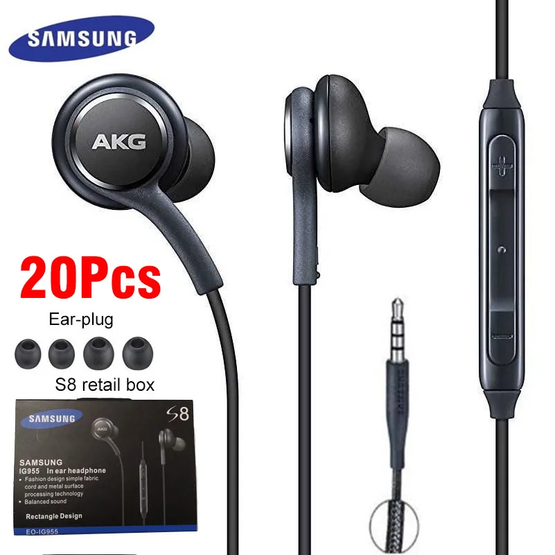 20PCS For Samsung Earphone Ture Stereo Wired Earbuds Sport Headphones Headset Gaming For Xiaomi Huawei Galaxy S6 S8 S9 Earphones
20PCS For Samsung Earphone Ture Stereo Wired Earbuds Sport Headphones Headset Gaming For Xiaomi Huawei Galaxy S6 S8 S9 Earphones