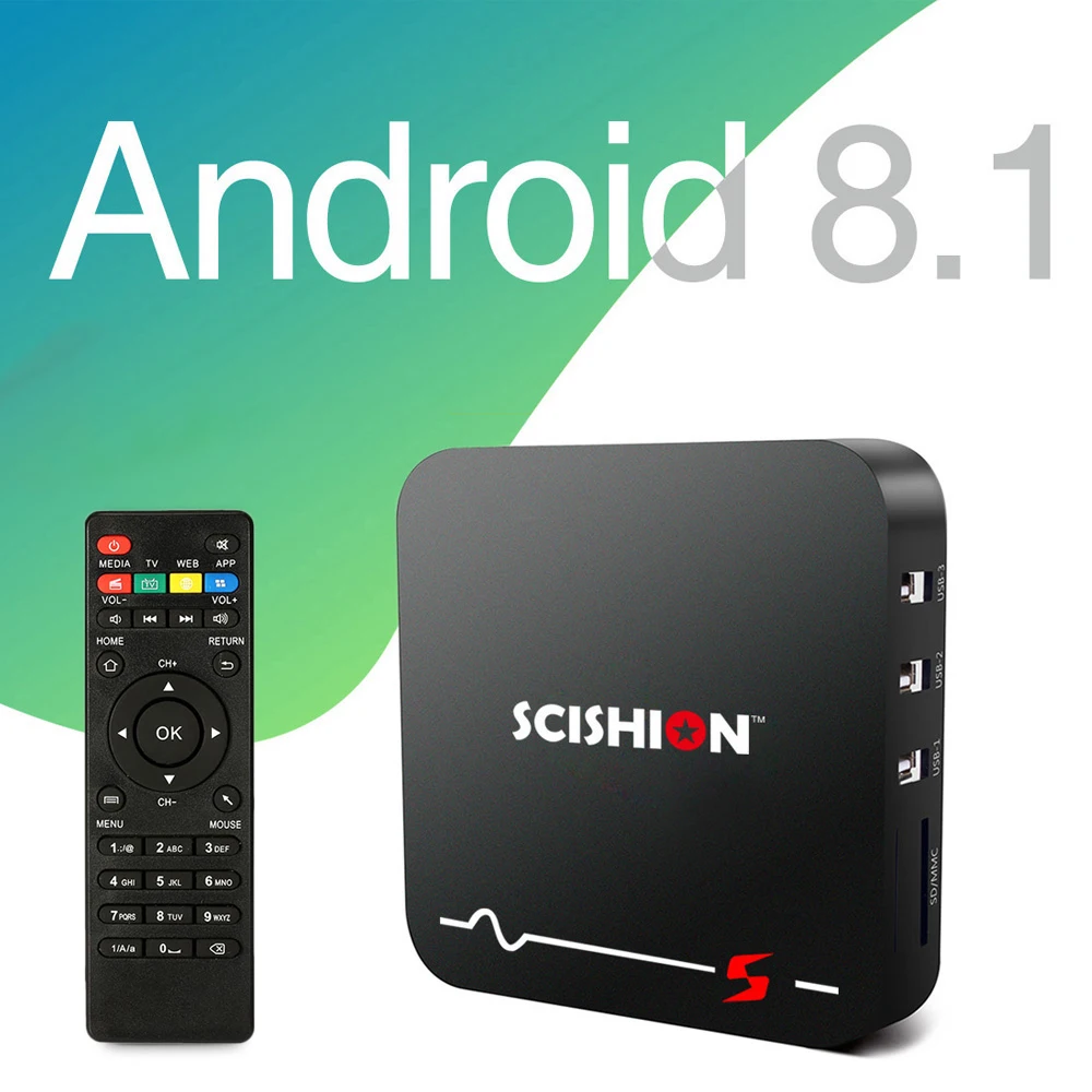 Docooler V11 Android 6.0 TV Box 2G//8G H.265 HD 4K RK3229 Quad Core WiFi 3D Media