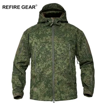Refire Gear New Tactical Outdoor Hooded Camouflage Jackets Men Soft Shell Coat Waterproof Windbreaker Sports Hiking Outerwear
Refire Gear New Tactical Outdoor Hooded Camouflage Jackets Men Soft Shell Coat Waterproof Windbreaker Sports Hiking Outerwear