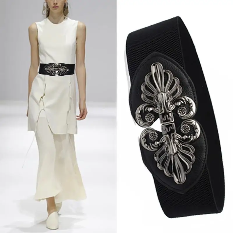 MISS M Women New Design Vintage Wide Belt Female Dress Decoration Belts Waistband Fashion Black Silver PU Belt For Party
MISS M Women New Design Vintage Wide Belt Female Dress Decoration Belts Waistband Fashion Black Silver PU Belt For Party