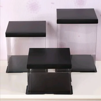 Big Size Gift Box Custom transparent pet birthday cake box inches heightening thick plastic birthday gift box baking packaging
Big Size Gift Box Custom transparent pet birthday cake box inches heightening thick plastic birthday gift box baking packaging