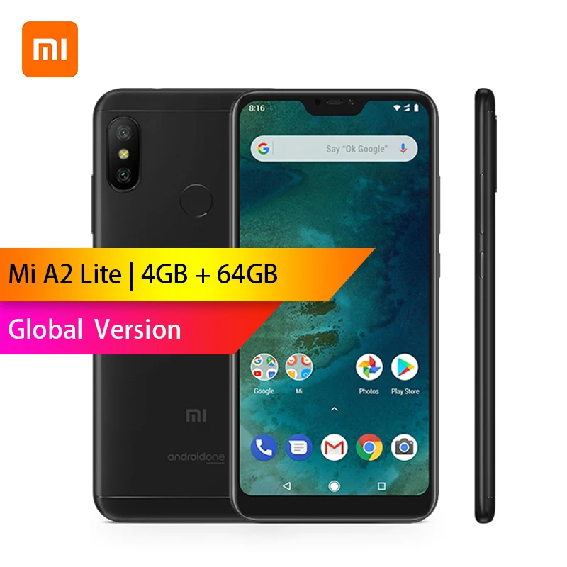 Global Version - Xiaomi A2 Lite 4GB 64GB Snapdragon 625 Octa Core Telephone 5.84" 19:9 Full Screen 12MP+5MP 2 Camera Smartphoe
Global Version - Xiaomi A2 Lite 4GB 64GB Snapdragon 625 Octa Core Telephone 5.84" 19:9 Full Screen 12MP+5MP 2 Camera Smartphoe