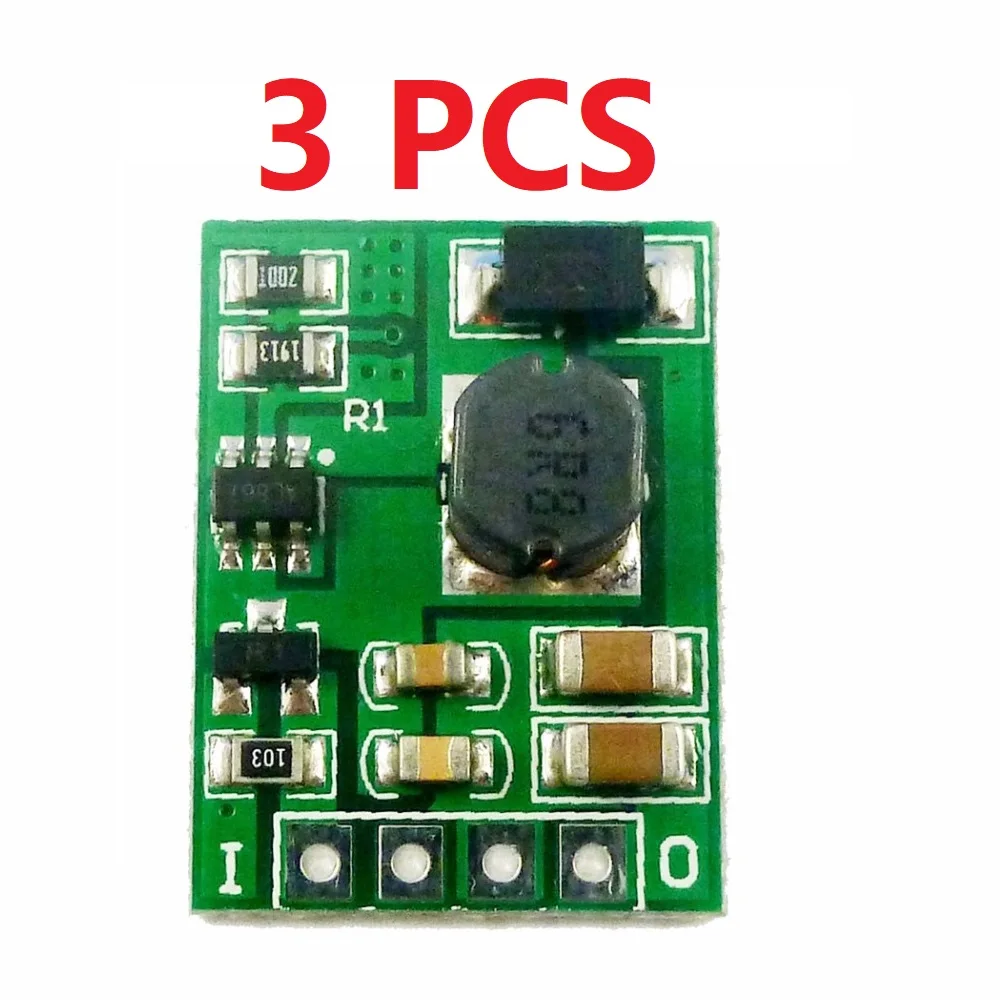 3 PCS With Enable ON/OFF DC-DC 3V 3.3V 3.7V 4.2V 5V to 5V 6V 9V 12V Step-up Boost Converter Voltage Regulate Power Supply Module
3 PCS With Enable ON/OFF DC-DC 3V 3.3V 3.7V 4.2V 5V to 5V 6V 9V 12V Step-up Boost Converter Voltage Regulate Power Supply Module