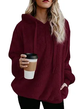Zipper Pocket Hooded Plush Large Size Women's Hooded Warm Fashion Autumn Winter Cashmere Coat
Zipper Pocket Hooded Plush Large Size Women's Hooded Warm Fashion Autumn Winter Cashmere Coat
