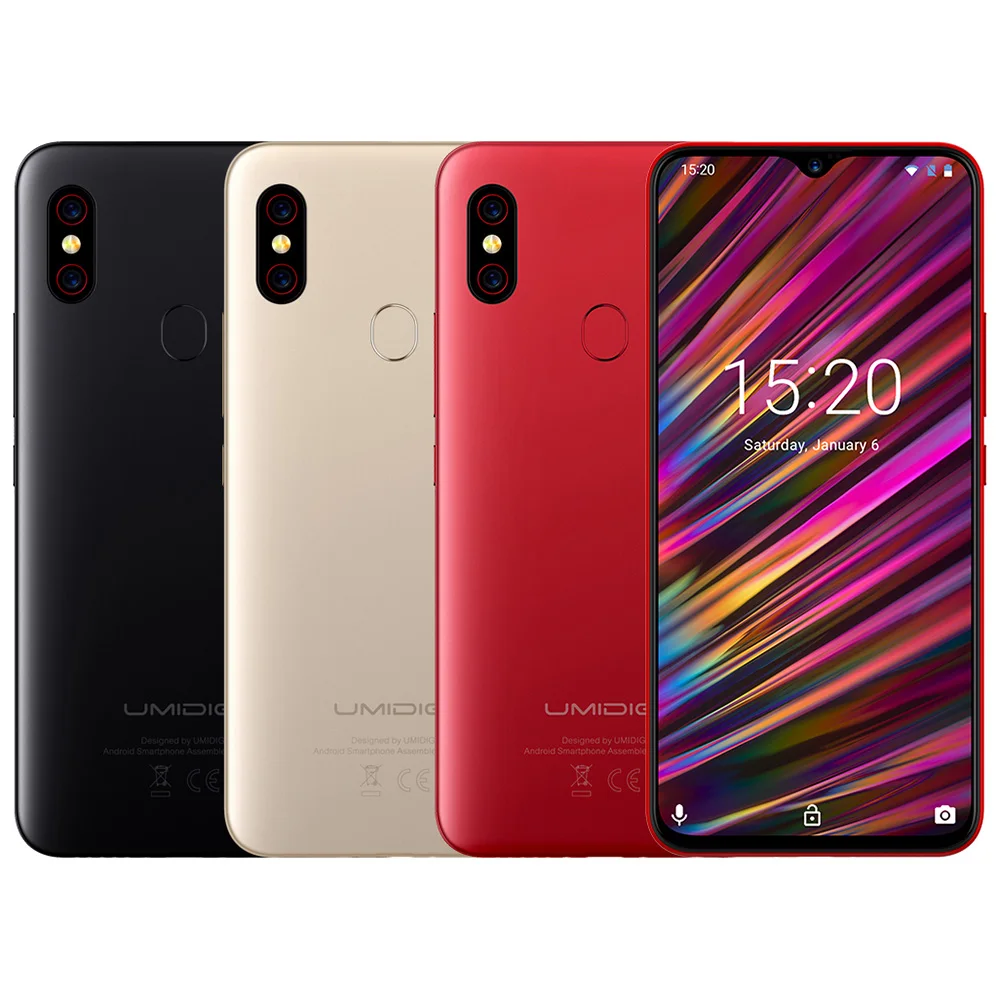 UMIDIGI F1 4G Smartphone 6.3'' Android 9.0 Helio P60 Octa Core 2.0GHz 4GB RAM 128GB ROM 16.0MP Fingerprint 5150mAh Mobile Phones
UMIDIGI F1 4G Smartphone 6.3'' Android 9.0 Helio P60 Octa Core 2.0GHz 4GB RAM 128GB ROM 16.0MP Fingerprint 5150mAh Mobile Phones