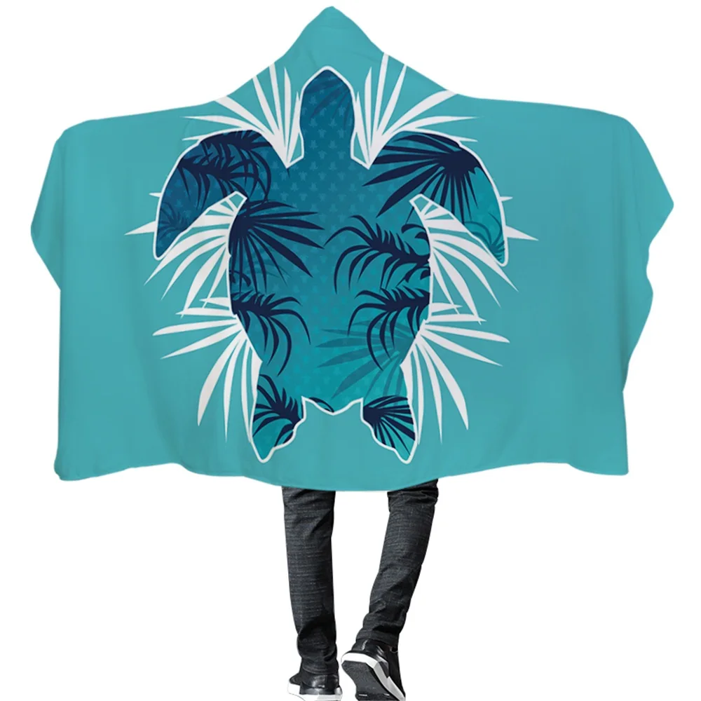 Super Soft Premium Fleece Wearable Hooded Blanket Vivid Sea Turtel Turquoise Hooded Throw Wrap for Adults Children
Super Soft Premium Fleece Wearable Hooded Blanket Vivid Sea Turtel Turquoise Hooded Throw Wrap for Adults Children