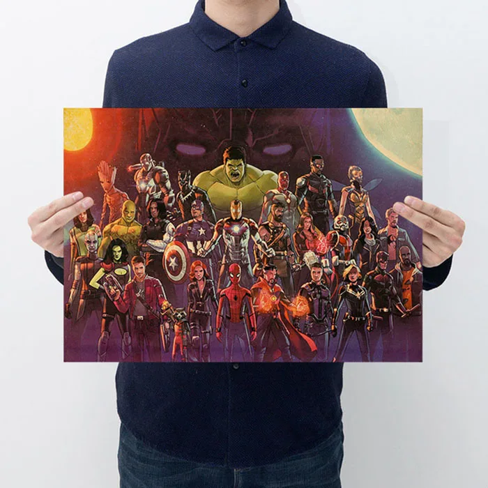 Anime Marvel/DC Wall Sticker The Avengers 4 Endgame Iron Man Batman Spiderman Vintage Kraft Paper Home Decoration
Anime Marvel/DC Wall Sticker The Avengers 4 Endgame Iron Man Batman Spiderman Vintage Kraft Paper Home Decoration