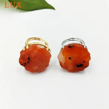 Red round shape a gate rings,handmade stone jewelry natural genuine gems gold band ring Christmas gift HOT SALE
Red round shape a gate rings,handmade stone jewelry natural genuine gems gold band ring Christmas gift HOT SALE