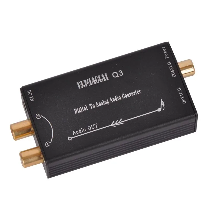 

PJ.MIAOLAI Q3 decoder TV fiber coaxial digital signal conversion AUX RCA analog audio R / L output