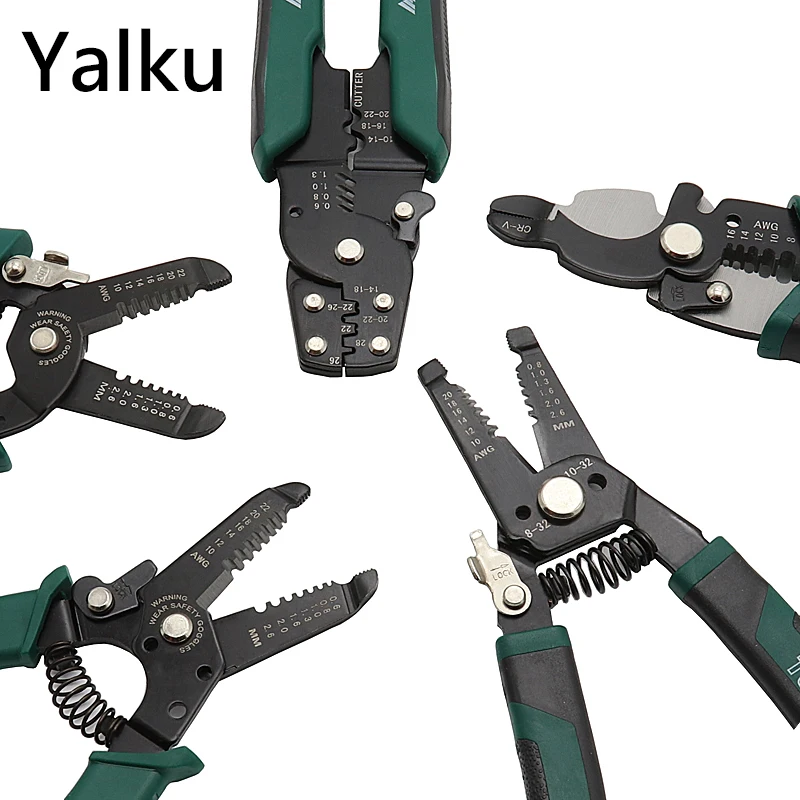 Yalku Multifunctional Wire Stripper Pliers Crimping Tool Complete Range Multitool Wire Stripper Hand Tools Repair Tools
Yalku Multifunctional Wire Stripper Pliers Crimping Tool Complete Range Multitool Wire Stripper Hand Tools Repair Tools