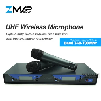 ZMVP UHF Professional 545 G2 Wireless Microphone Live Vocals Cordless Karaoke System With Dual Handheld Transmitter Microfone
ZMVP UHF Professional 545 G2 Wireless Microphone Live Vocals Cordless Karaoke System With Dual Handheld Transmitter Microfone
